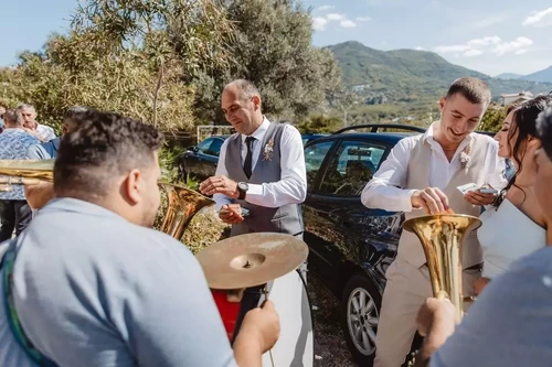 Trubači Budva na veselju